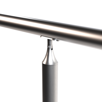 Pfosten Boden 42,4 Geländer Balkon Treppengeländer Steher Rundrohr Edelstahl V2A